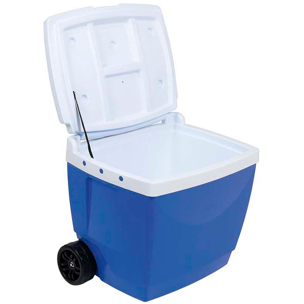 CAIXA TERMICA 42L C/RODAS AZUL MOR - Cosama Mobile