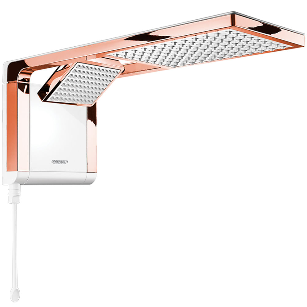 CHUVEIRO ACQUA STORM DUO BRANCO ROSE  5500W 127V LORENZETTI