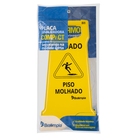 Placa-Sinalizadora-Compact-Piso-Molhado-Sua-Casa-Bralimpia