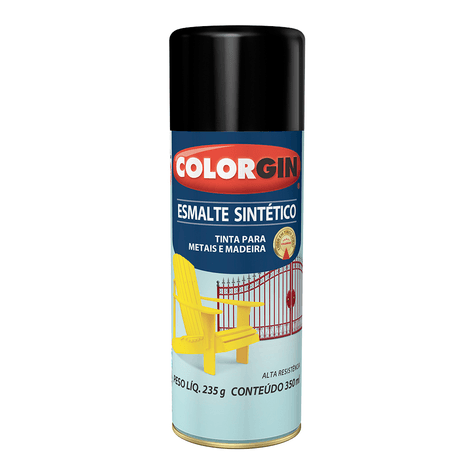 Tinta-Spray-Esmalte-Sintetico-Preto-Colorgin