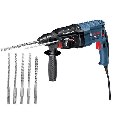Martelete-Perfurador-Com-5-Brocas-GBH-2-24-D-820W-27J-220V-Bosch