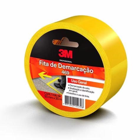 Fita-De-Demarcacao-de-Solo-Amarela-50mm-X-30m-469-3M