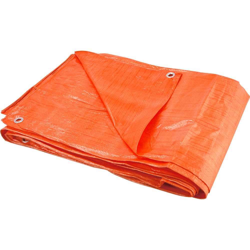 Lona polietileno 7x5m laranja 150 micras média - Vonder